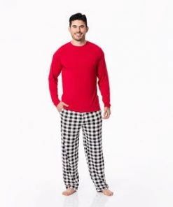 KICKEE PANTS SEASONAL Final Clearance Sale MENS PJ SET MIDNIGHT