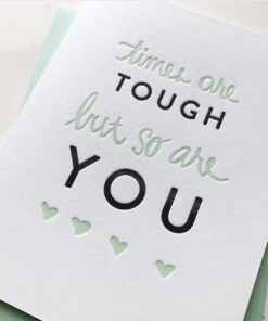 STEEL PETAL PRESS YOU ARE TOUGH CARD