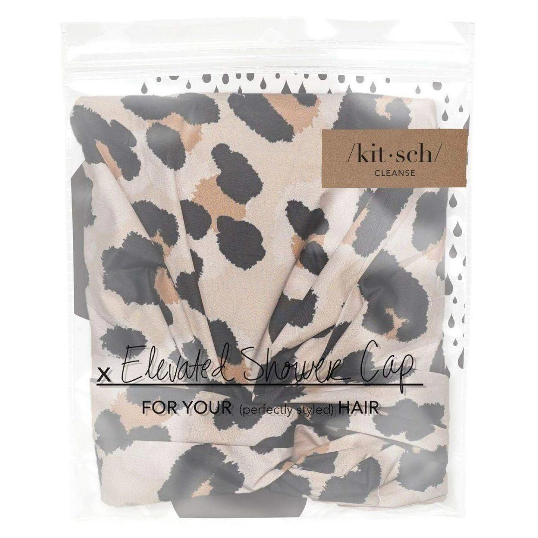 KIT SCH LUXE SHOWER CAP LEOPARD Final Clearance Sale 8 KIT SCH LUXE SHOWER CAP LEOPARD Final Clearance Sale
