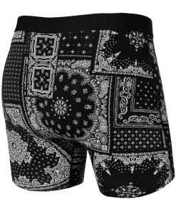 SAXX UNDERWEAR VIBE BOXER BRIEF BLACK BANDANA RREPUBLIC