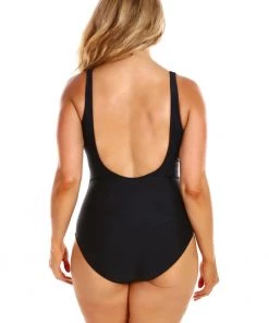 CAPRIOSCA SWIMWEAR BLACK SCOOPED ONE PIECE Swimwear Collection