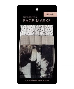 KIT SCH COTTON FACE MASK 3 PC NEUTRAL