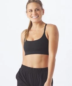 GLYDER GALLERY RIVER BRA BLACK Athleisure