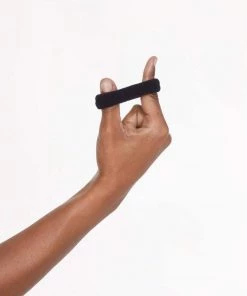 KIT SCH THICK ELASTICS 6 PC BLACK Final Clearance Sale