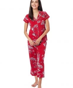 THE CAT'S PAJAMAS PIMA KNIT CAPRI