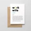 SPAGHETTI & MEATBALLS LLC WORK WIFE CARD Gifts