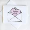 STEEL PETAL PRESS Gifts LOVE ENVELOPE CARD