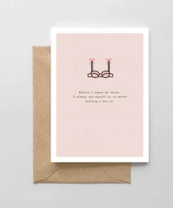 SPAGHETTI & MEATBALLS LLC BEFORE I LEAVE MY HOUSE CARD