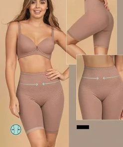 LEONISA Shapewear SEAMLESS SMOOTHING SLIP SHORT