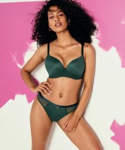 EVEDEN DIRECT SNAPSHOT DEMI BRA DEEP EMERALD
