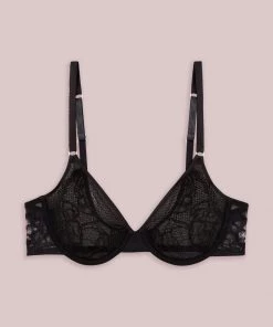 NOELLE WOLF SOUL T- SHIRT BRA BLACK Bras