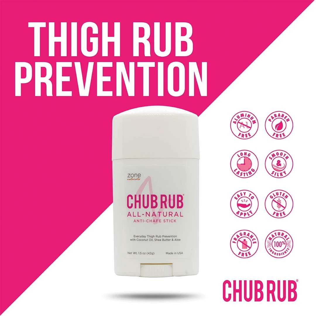 MED ZONE PRODUCTS, LLC CHUB RUB ANTI-CHAFING STICK Accessories 3 MED ZONE PRODUCTS, LLC CHUB RUB ANTI-CHAFING STICK Accessories