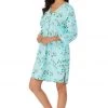 CHARLES KOMA AND SONS INC 3/4 SLEEVE SLEEPSHIRT SONG BIRDS Sleepwear Collection