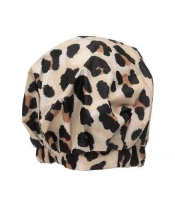 KIT SCH LUXE SHOWER CAP LEOPARD Final Clearance Sale 12 KIT SCH LUXE SHOWER CAP LEOPARD Final Clearance Sale
