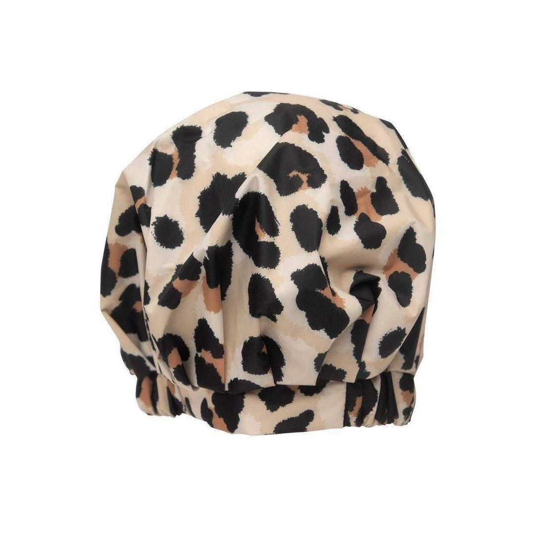 KIT SCH LUXE SHOWER CAP LEOPARD Final Clearance Sale 7 KIT SCH LUXE SHOWER CAP LEOPARD Final Clearance Sale