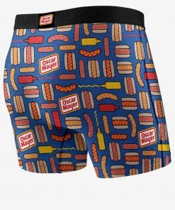 SAXX UNDERWEAR VIBE BOXER BRIEF BLUE HOT DOG Men's Underwear