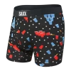 SAXX UNDERWEAR Men's Underwear VIBE BOXER BRIEF BLACK BEER CHAM