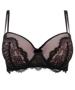 POUR MOI DARK ROMANCE BRA BLACK