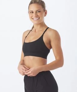 GLYDER GALLERY RIVER BRA BLACK Athleisure