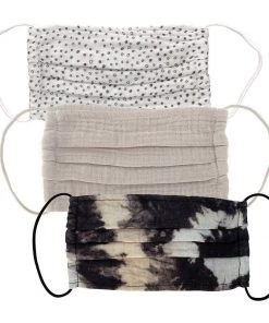 KIT SCH COTTON FACE MASK 3 PC NEUTRAL