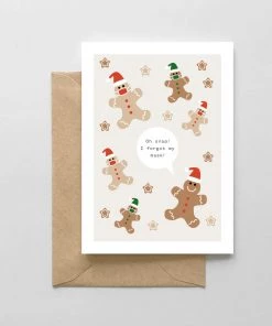 SPAGHETTI & MEATBALLS LLC GINGERBREAD MASK CARD Gifts