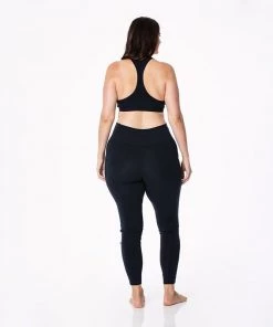 KICKEE PANTS SEASONAL LUXE STRETCH LEGGING W/POCKETS BLACK 3XL