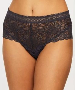 MONTELLE INTIMATES INC Panties HIGH WAISTED THONG SHADOW