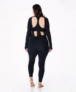 KICKEE PANTS SEASONAL Bamboo Lounge Collection OPEN BACK TOP BLACK & RED 15 KICKEE PANTS SEASONAL Bamboo Lounge Collection OPEN BACK TOP BLACK & RED