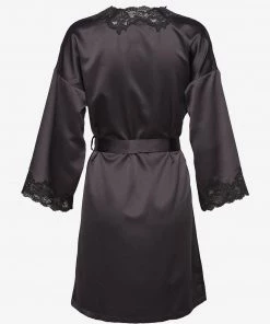 CHARLES KOMA AND SONS INC SATIN WRAP ROBE
